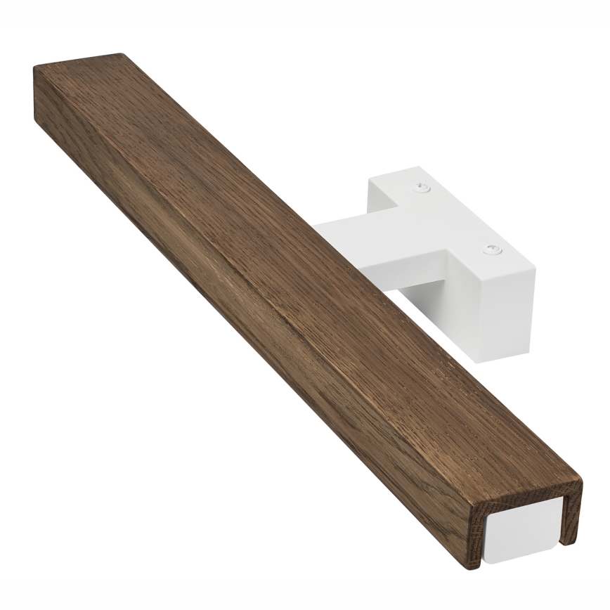 Brilagi - LED Kúpeľňové osvetlenie zrkadla WOODY MIRROR LED/8W/230V 40 cm IP44 dub orech/biela