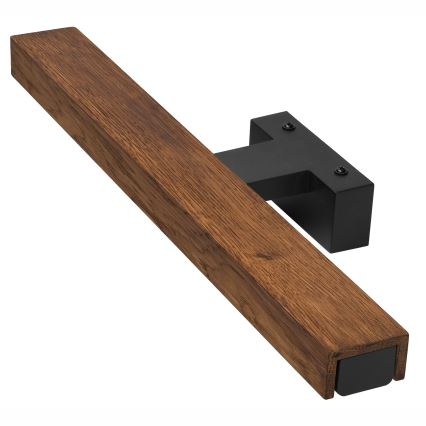 Brilagi - LED Kúpeľňové osvetlenie zrkadla WOODY MIRROR LED/8W/230V 40 cm IP44 dub čerešňa/čierna