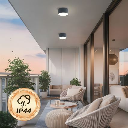 Brilagi - LED kúpeľňové stropné svietidlo FORIS LED/14W/230V pr. 12 cm antracit IP44