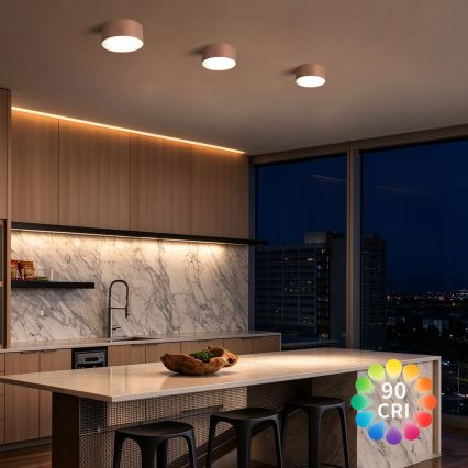 BRILAGI - LED Kúpeľňové stropné svietidlo FORIS LED/14W/230V pr. 12 cm bronzové IP44