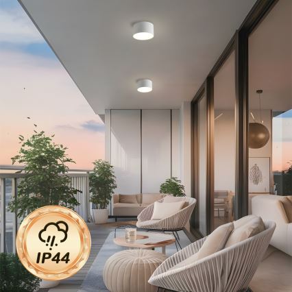 Brilagi - LED kúpeľňové stropné svietidlo FORIS LED/9W/230V pr. 9 cm biele IP44