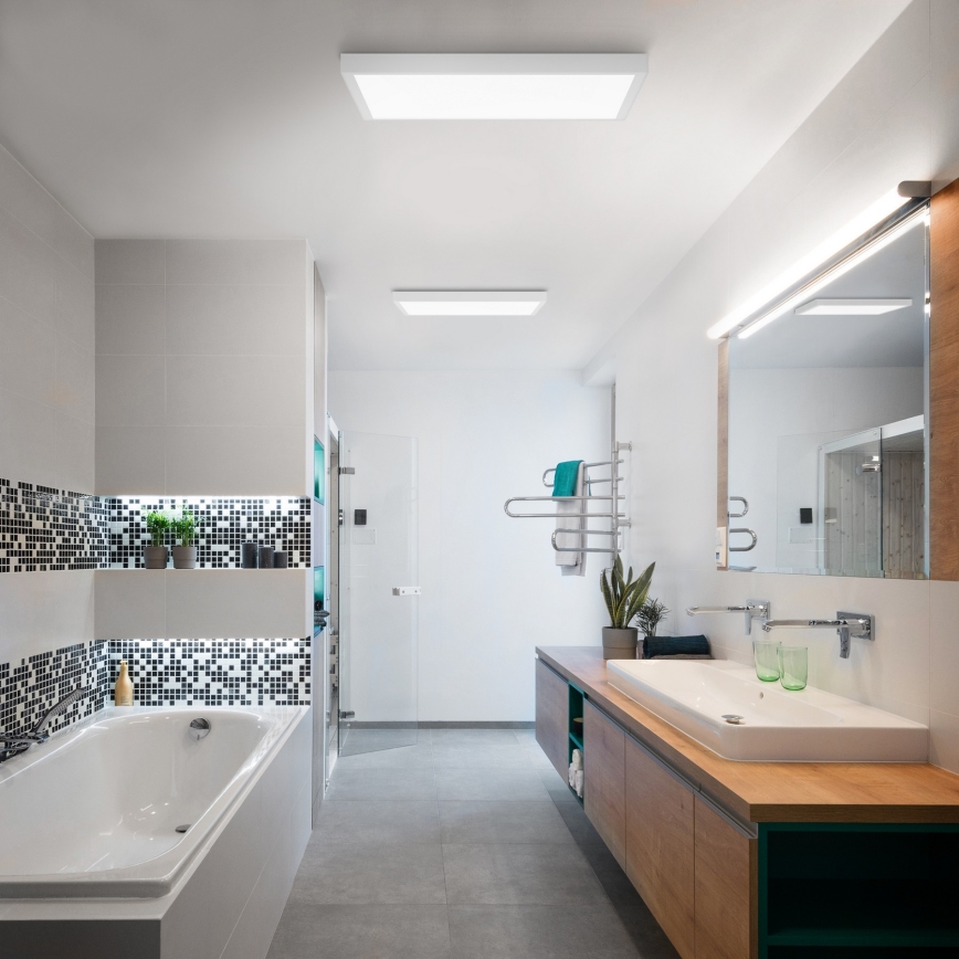 Brilagi - LED Kúpeľňové stropné svietidlo FRAME LED/40W/230V 60x60 cm IP44 biela