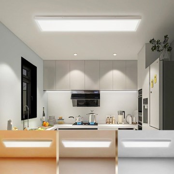 Brilagi - LED Kúpeľňové stropné svietidlo FRAME LED/50W/230V 30x120 cm 3000/4000/6000K IP44 biela