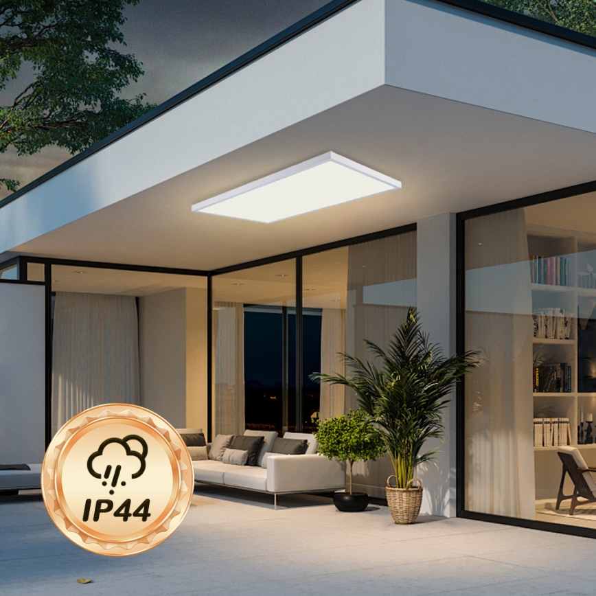 Brilagi - LED kúpeľňové stropné svietidlo FRAME LED/96W/230V 120x60 cm 3000/4000/6000K IP44 biela