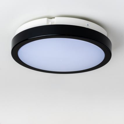 Brilagi - LED Kúpeľňové stropné svietidlo PERA LED/18W/230V pr. 22 cm IP65 čierna