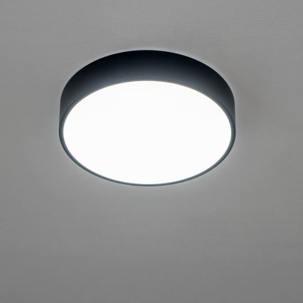 Brilagi - LED kúpeľňové stropné svietidlo POOL LED/24W/230V 3000/4000/5500K priemer 30 cm IP54 čierna