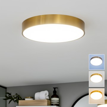BRILAGI - LED Kúpeľňové stropné svietidlo POOL LED/36W/230V 3000/4000/5500K pr. 40 cm IP54 zlatá