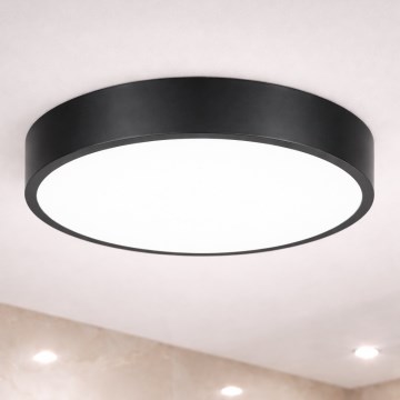 Brilagi - LED kúpeľňové stropné svietidlo POOL LED/36W/230V 3000/4000/5500K priem. 40 cm IP54 čierna