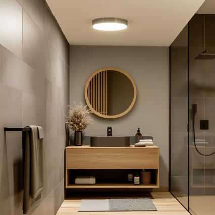 Brilagi - LED kúpeľňové stropné svietidlo POOL LED/36W/230V 3000/4000/5500K priemer 40 cm IP54 mosadz