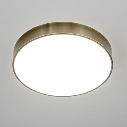 Brilagi - LED kúpeľňové stropné svietidlo POOL LED/36W/230V 3000/4000/5500K priemer 40 cm IP54 mosadz