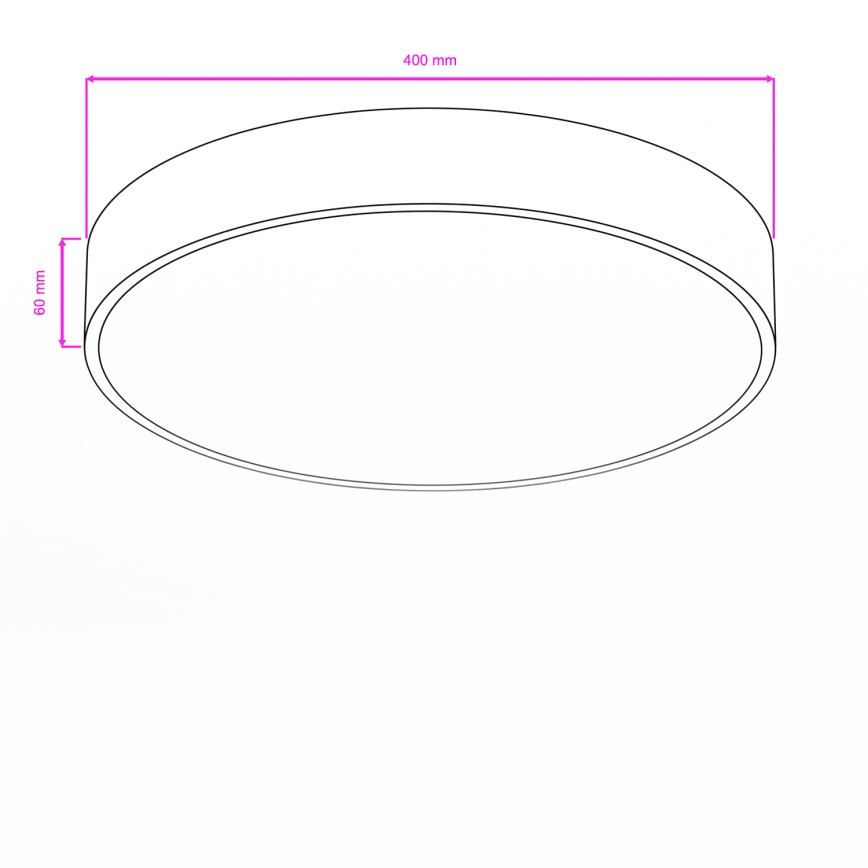 BRILAGI - LED Kúpeľňové stropné svietidlo POOL LED/36W/230V 3000/4000/5500K pr. 40 cm IP54 zlatá