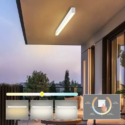 Brilagi - LED kúpeľňové stropné svietidlo SLEEKLINE LED/40W/230V 3000/4500/6000K biela IP44