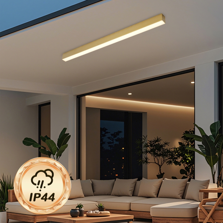Brilagi - LED Kúpeľňové stropné svietidlo SLEEKLINE LED/40W/230V 3000/4500/6000K zlaté IP44