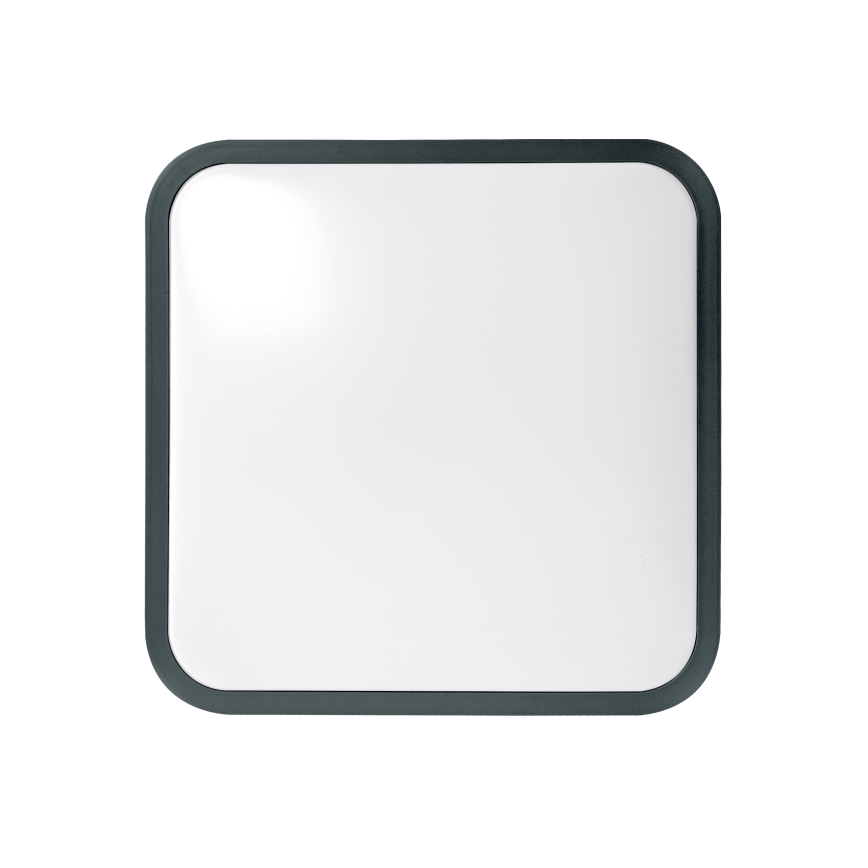 Brilagi - LED kúpeľňové stropné svietidlo so senzorom ZENNA LED/24W/230V 34,5x34,5 cm IP44 antracit + diaľkové ovládanie