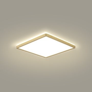 Brilagi - LED Kúpeľňové stropné svietidlo ULTRA SLIM LED/18W/230V 30x30 cm zlaté IP54