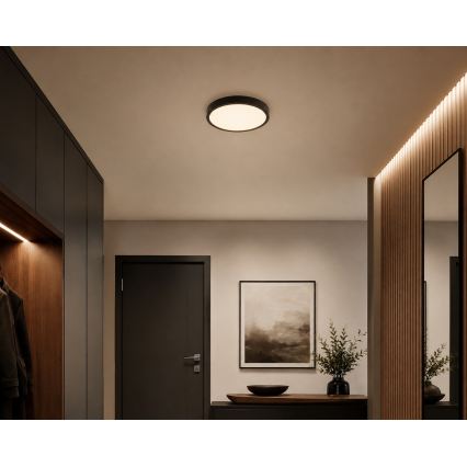 BRILAGI - LED kúpeľňové stropné svietidlo ZENNA LED/18W/230V pr. 29,5 cm IP44 čierne