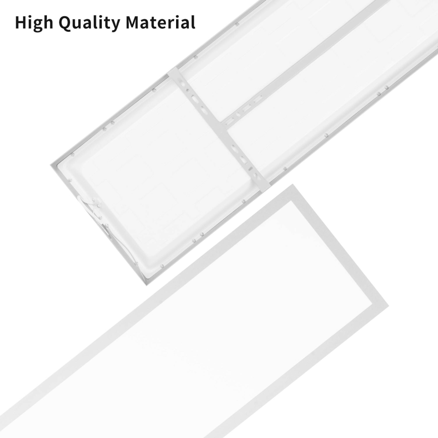Brilagi - LED kúpeľňové stropné svietidlo FRAME LED/50W/230V 3000/4000/6000K 120x30 cm IP44 strieborné