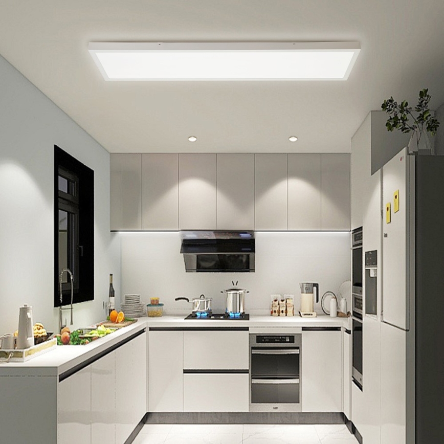 Brilagi - LED Kúpeľňové stropné svietidlo FRAME LED/50W/230V 30x120 cm 3000/4000/6000K IP44 biela