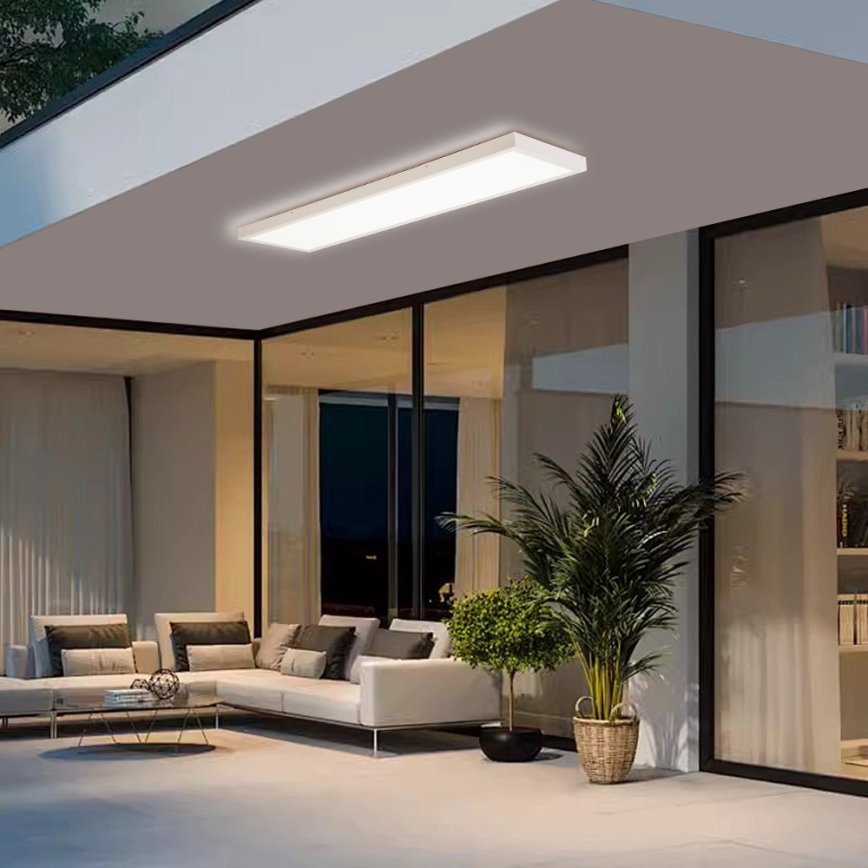 Brilagi - LED Kúpeľňové stropné svietidlo FRAME LED/50W/230V 30x120 cm 3000/4000/6000K IP44 biela