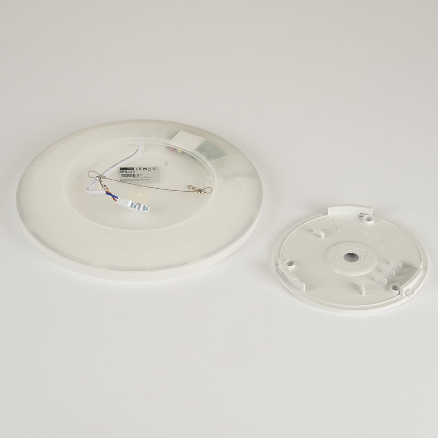 Brilagi - LED Kúpeľňové stropné svietidlo ULTRA SLIM LED/12W/230V pr. 22,5 cm biela IP54