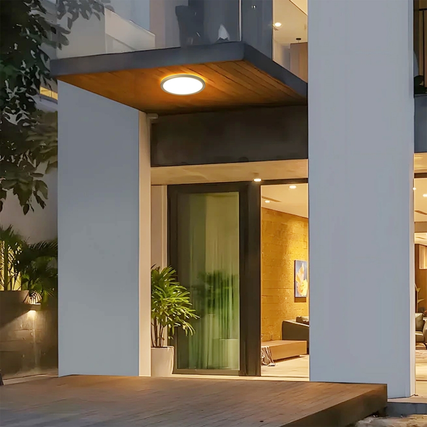 Brilagi - LED kúpeľňové stropné svietidlo ULTRA SLIM LED/12W/230V Ø 22,5 cm zlaté IP54