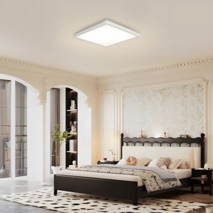 Brilagi - LED Kúpeľňové stropné svietidlo ULTRA SLIM LED/18W/230V 30x30 cm biela IP54