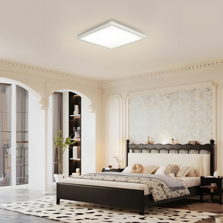 Brilagi - LED Kúpeľňové stropné svietidlo ULTRA SLIM LED/18W/230V 30x30 cm biela IP54