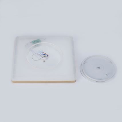 Brilagi - LED Kúpeľňové stropné svietidlo ULTRA SLIM LED/18W/230V 30x30 cm zlaté IP54