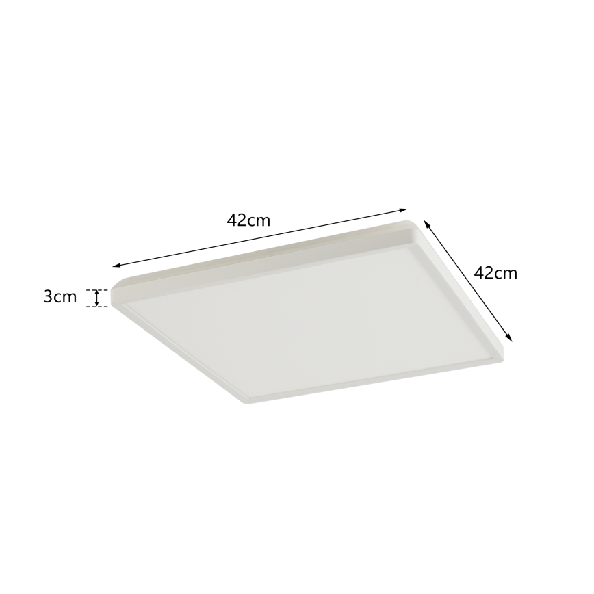 Brilagi - LED Kúpeľňové stropné svietidlo ULTRA SLIM LED/24W/230V 42x42 cm biela IP54