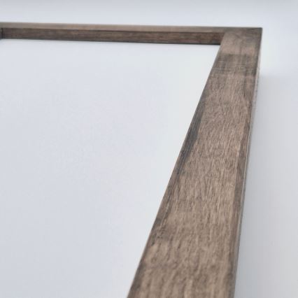 Brilagi - LED kúpeľňové stropné svietidlo WOODY FRAME LED/40W/230V 120x30 cm IP44 dub orech