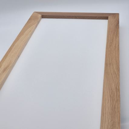 Brilagi - LED kúpeľňové stropné svietidlo WOODY FRAME LED/50W/230V 120x30 cm IP44 dub