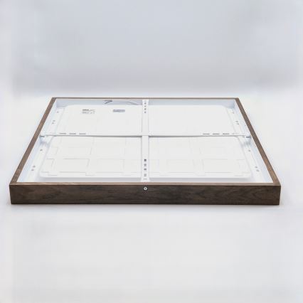 Brilagi - LED kúpeľňové stropné svietidlo WOODY FRAME LED/50W/230V 60x60 cm IP44 dub/orech