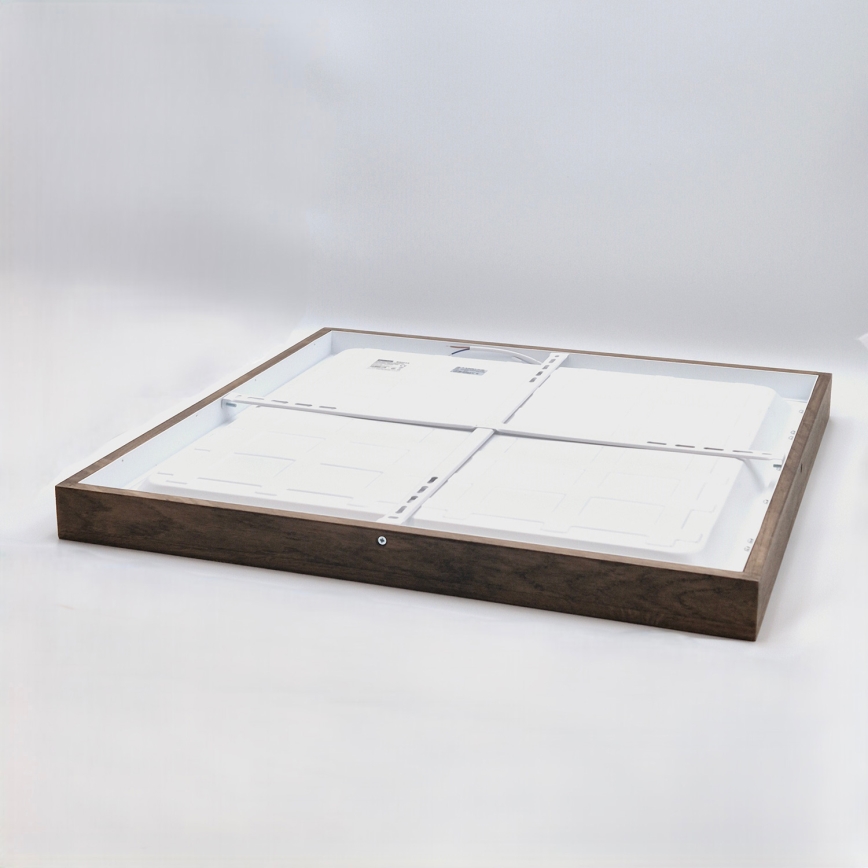 Brilagi - LED kúpeľňové stropné svietidlo WOODY FRAME LED/50W/230V 60x60 cm IP44 dub/orech