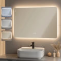 BRILAGI - LED kúpeľňové vyhrievané zrkadlo DIANA LED/20W/230V 60x90 cm IP44 CRI 90 stmievateľné + CCT