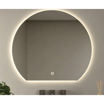 BRILAGI - LED Kúpeľňové zrkadlo ARCO LED/18W/230V 60x50 cm IP44 CRI 90 stmievateľné + CCT