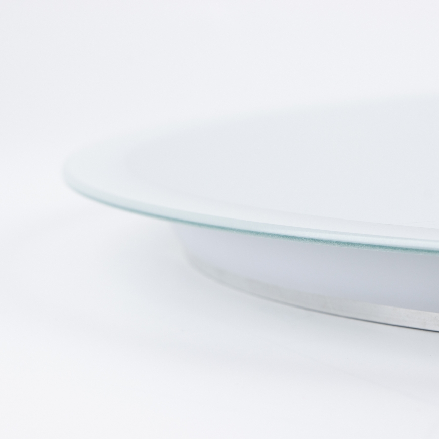 Brilagi - LED kúpeľňové zrkadlo BERNATE LED/19W/230V priemer 60 cm strieborné IP44 CRI 90 stmievateľné + CCT