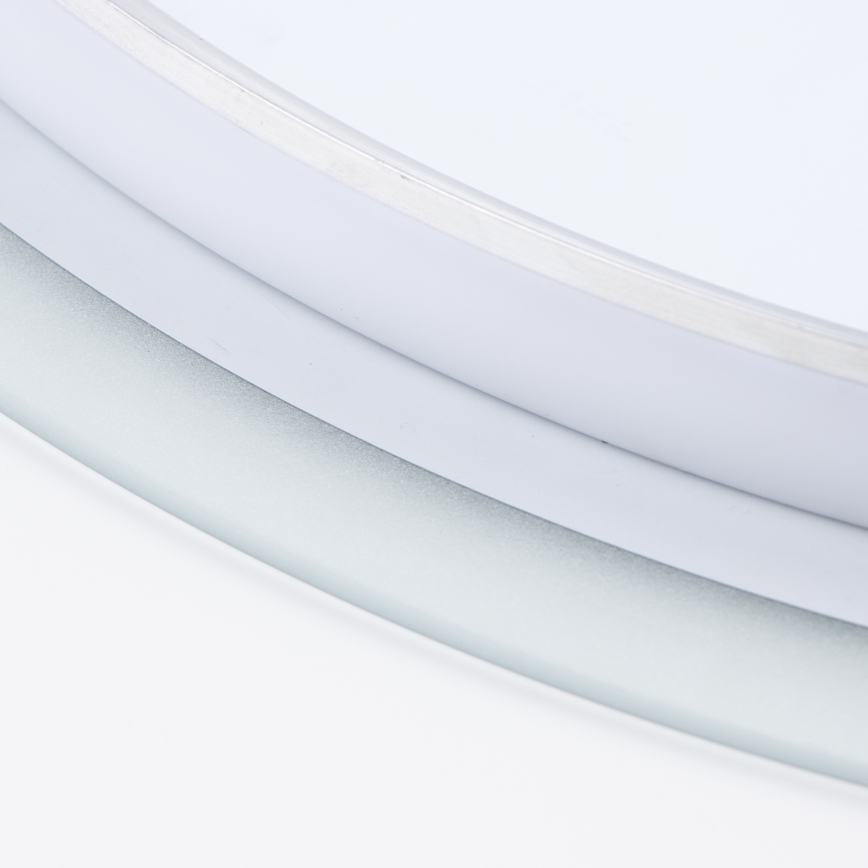 Brilagi - LED kúpeľňové zrkadlo BERNATE LED/19W/230V priemer 60 cm strieborné IP44 CRI 90 stmievateľné + CCT