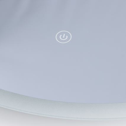 Brilagi - LED kúpeľňové zrkadlo BERNATE LED/19W/230V priemer 60 cm strieborné IP44 CRI 90 stmievateľné + CCT