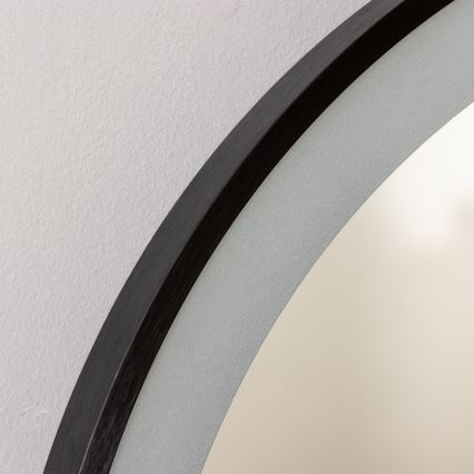 Brilagi - LED kúpeľňové zrkadlo CANZO LED/25W/230V 50x80 cm čierna IP44 CRI 90 stmievateľné + CCT