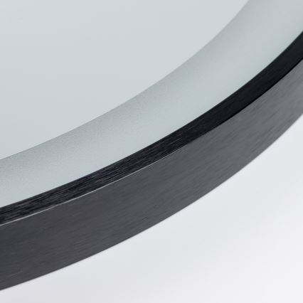 Brilagi - LED kúpeľňové zrkadlo CANZO LED/25W/230V 50x80 cm čierna IP44 CRI 90 stmievateľné + CCT