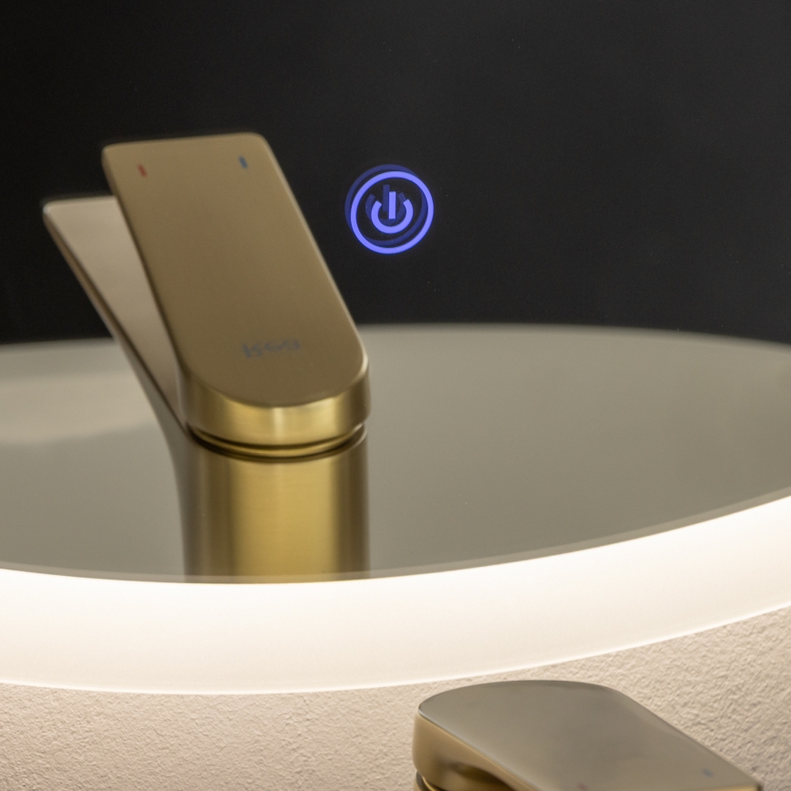 Brilagi - LED kúpeľňové zrkadlo CUNEO LED/25W/230V Ø 80 cm IP44 CRI 90 stmievateľné + CCT