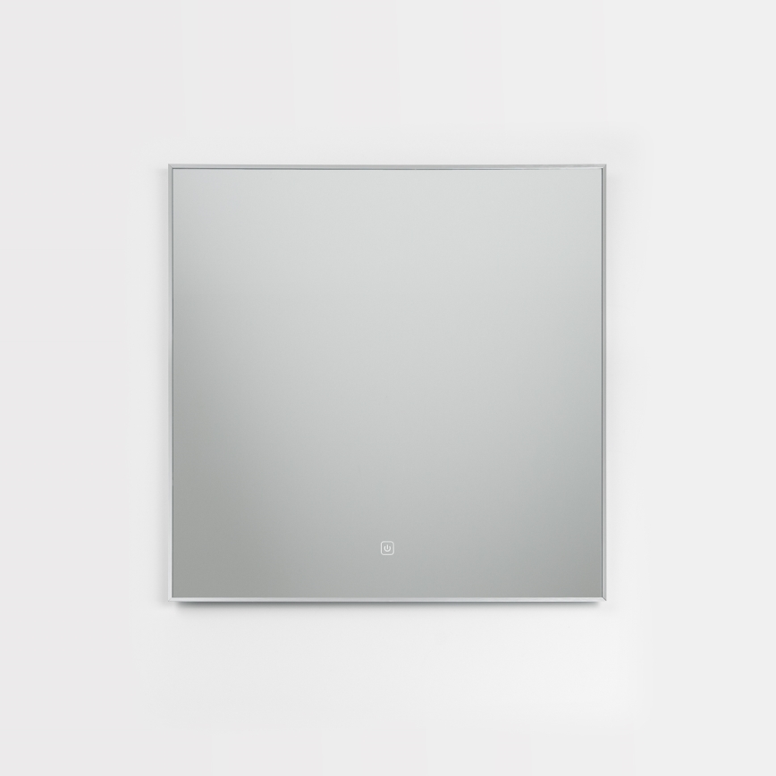 Brilagi - LED kúpeľňové zrkadlo DESIO LED/24W/230V 60x60 cm strieborné IP44 CRI 90 stmievateľné + CCT