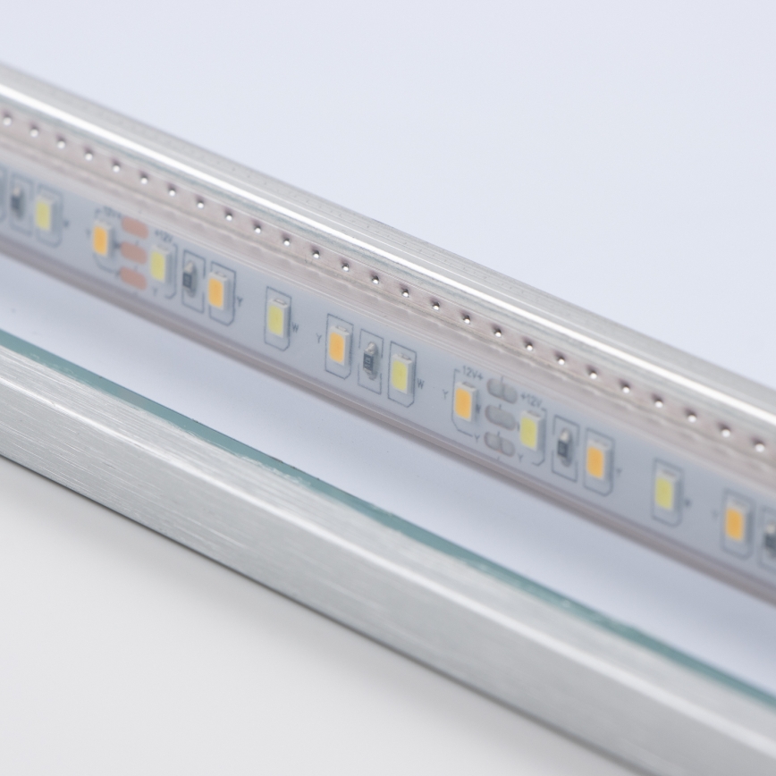 Brilagi - LED kúpeľňové zrkadlo DESIO LED/28W/230V 60x80 cm strieborné IP44 CRI 90 stmievateľné + CCT