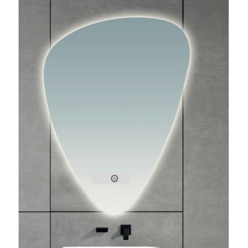 Brilagi - LED kúpeľňové zrkadlo GOCCIA LED/19W/230V 67x50 cm IP44 CRI 90 stmievateľné + CCT