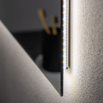 Brilagi - LED kúpeľňové zrkadlo LUCE LED/28W/230V 60x80 cm IP44 CRI 90 stmievateľné + CCT