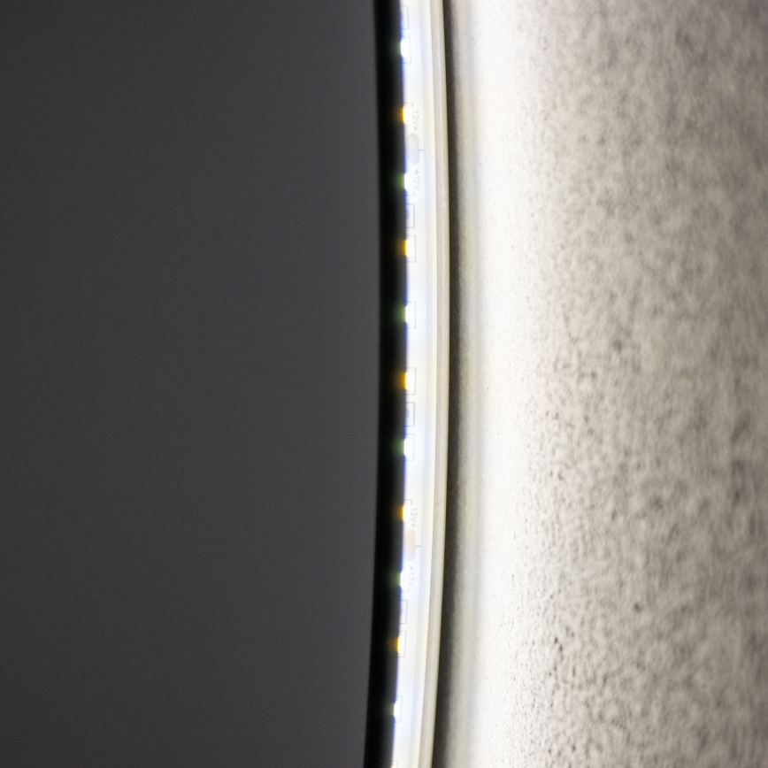 Brilagi - LED kúpeľňové zrkadlo LUNA LED/19W/230V priemer 60 cm IP44 CRI 90 stmievateľné + CCT