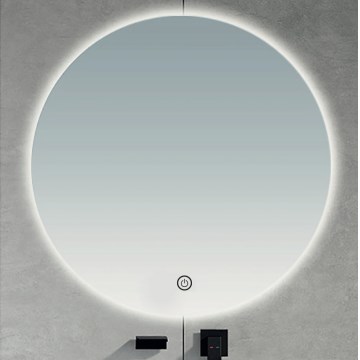 Brilagi - LED kúpeľňové zrkadlo LUNA LED/26W/230V pr. 80 cm IP44 CRI 90 stmievateľné + CCT