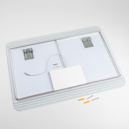 Brilagi - LED kúpeľňové zrkadlo MELZO LED/28W/230V 60x80 cm IP44 CRI 90 stmievateľné + CCT