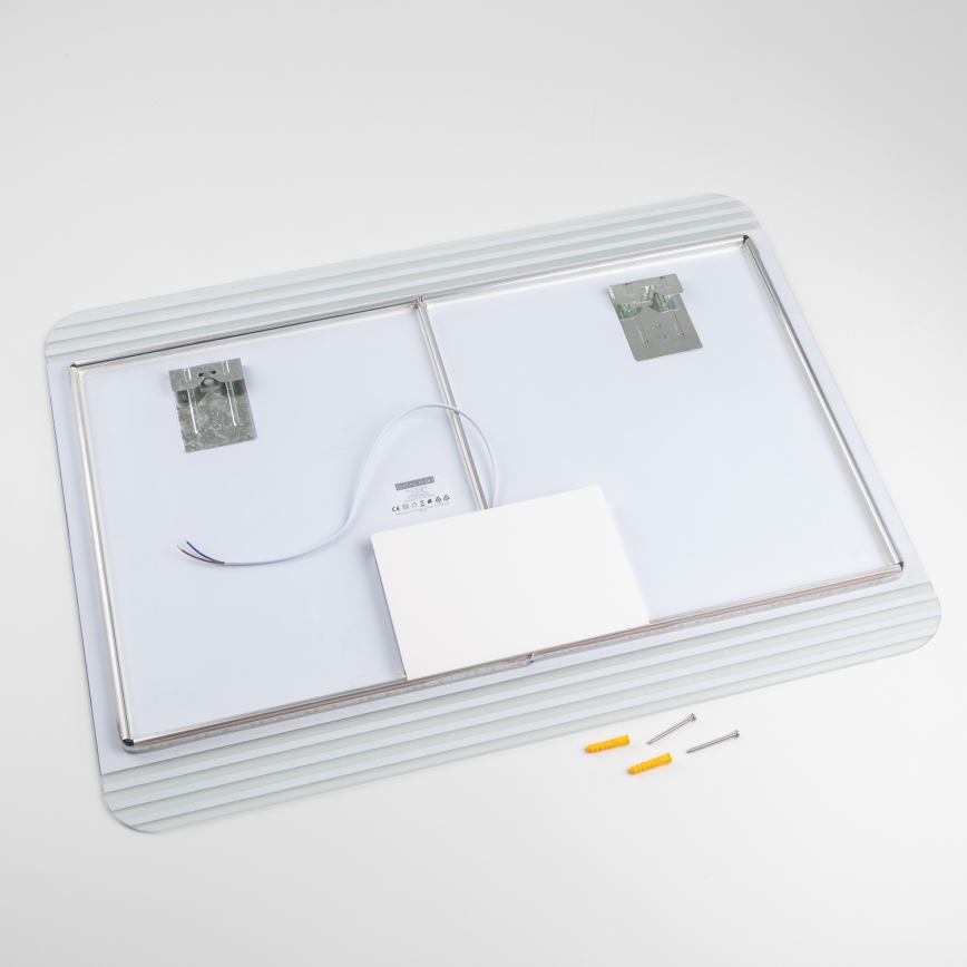 Brilagi - LED kúpeľňové zrkadlo MELZO LED/28W/230V 60x80 cm IP44 CRI 90 stmievateľné + CCT