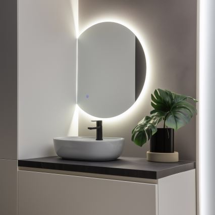 Brilagi - LED Kúpeľňové zrkadlo MEZZO LED/18W/230V 60x50 cm IP44 CRI 90 stmievateľné + CCT